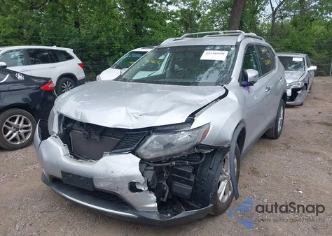 2016 Nissan Rogue Sv z USA, uszkodzony, nr VIN KNMAT2MV5GP693713